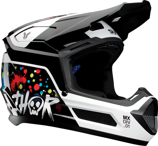 THOR Youth Fleet Helmet - Splat - Black - Medium 0111-1766