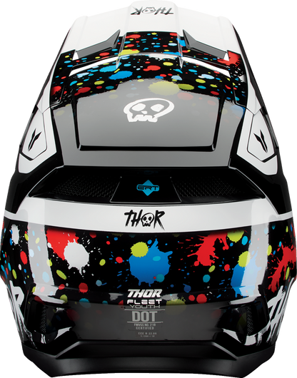 THOR Youth Fleet Helmet - Splat - Black - Medium 0111-1766