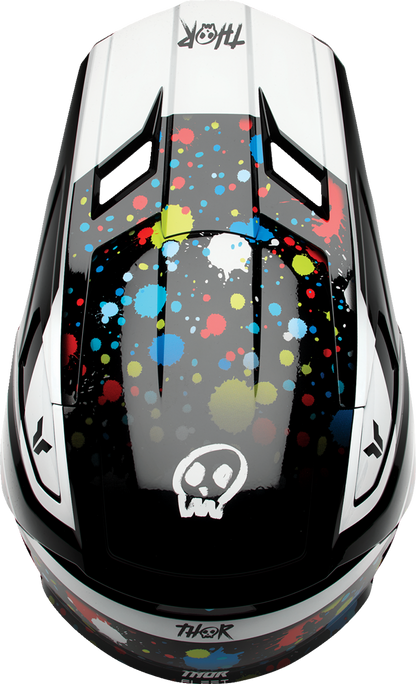 THOR Youth Fleet Helmet - Splat - Black - Medium 0111-1766
