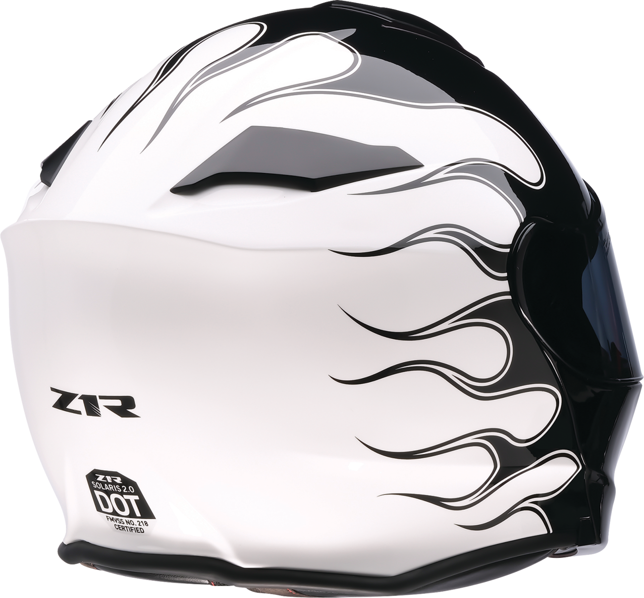 Z1R Solaris 2.0 Modular Helmet - Flame - Black/White - Medium 0100-2660