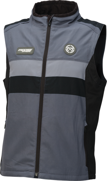 MOOSE OFFROAD Moto Vest - Gray/Black - Small 2830-0761