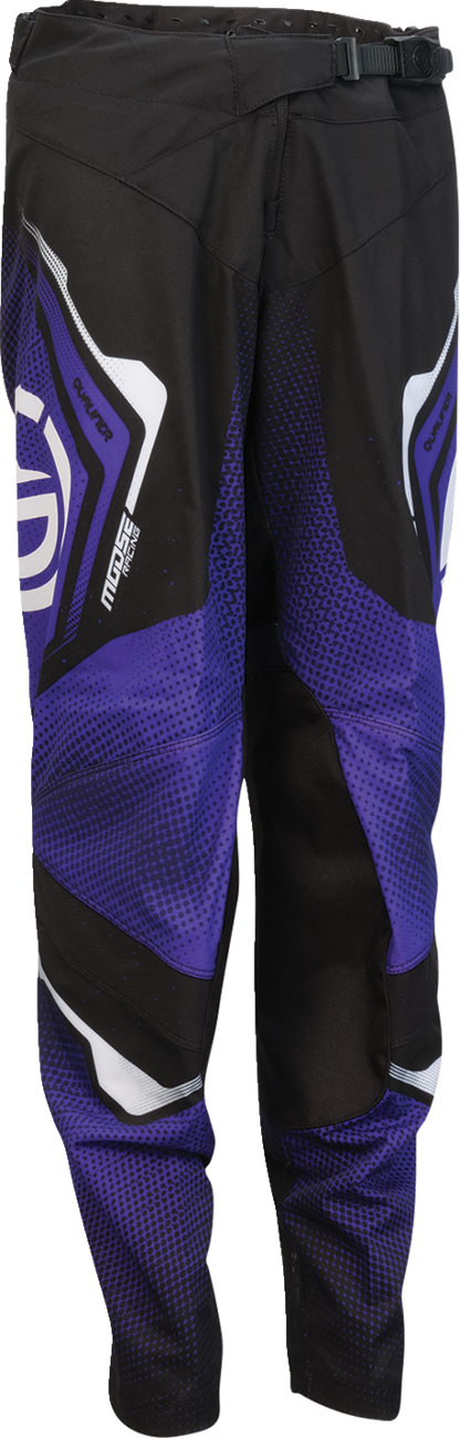 MOOSE OFFROAD Youth Qualifier® Pants - Black/Purple/White - US 30 2903-2664
