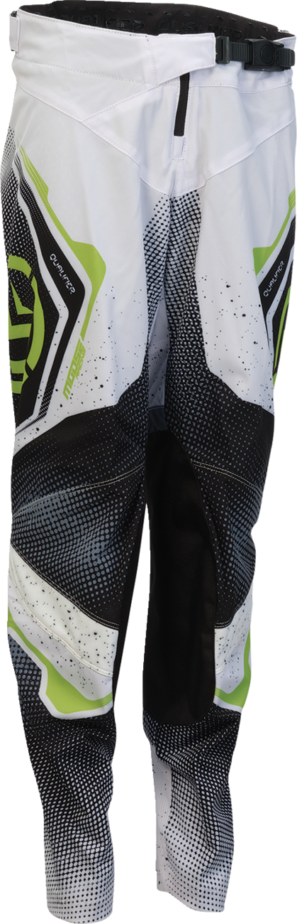 MOOSE OFFROAD Youth Qualifier® Pants - White/Black/Green - US 22 2903-2667
