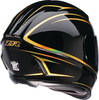 Z1R Jackal Helmet - Foil - Black/Gold - Medium 0101-18406