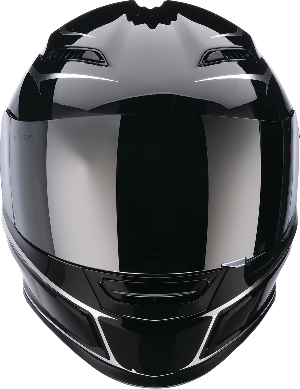 Z1R Jackal Helmet - Foil - Black/Silver - 2XL 0101-18415