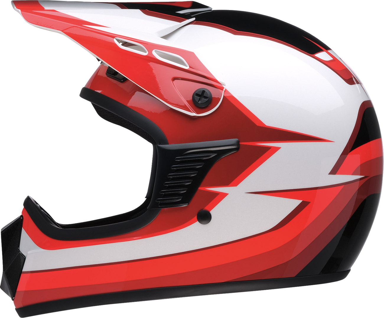 Z1R Child Dirt Maxx Helmet - Vortex - Red/White - S/M 0111-1741