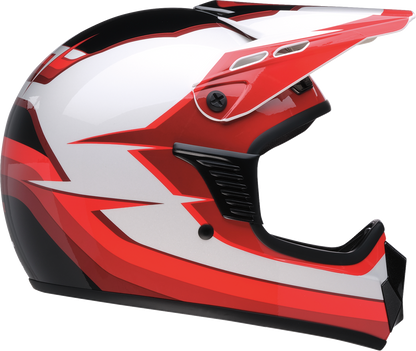 Z1R Child Dirt Maxx Helmet - Vortex - Red/White - S/M 0111-1741