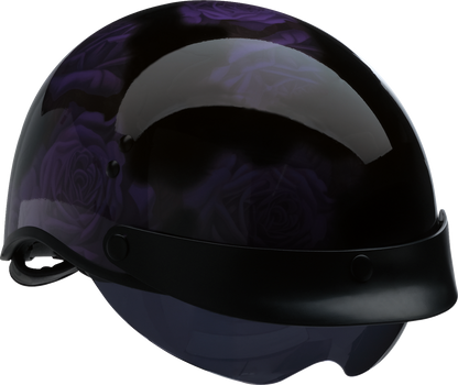 Z1R Vagrant NC Helmet - Rose - Black/Purple - Large 0103-1447