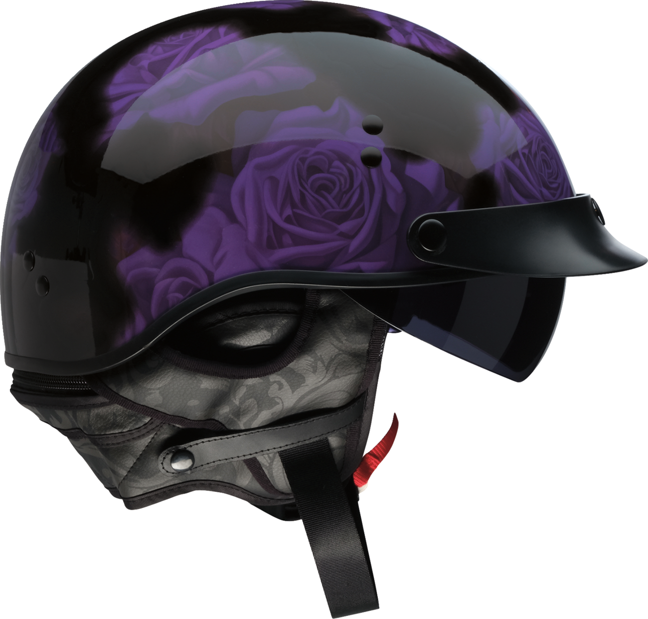 Z1R Vagrant NC Helmet - Rose - Black/Purple - XL 0103-1448