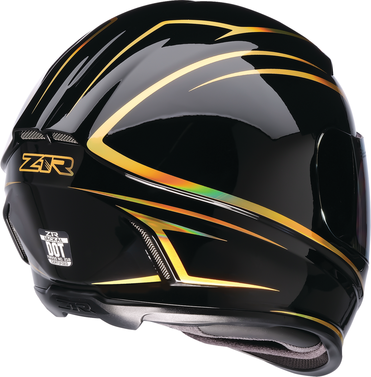 Z1R Jackal Helmet - Foil - Black/Gold - XS 0101-18404