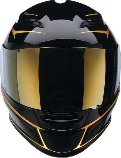 Z1R Jackal Helmet - Foil - Black/Gold - XS 0101-18404