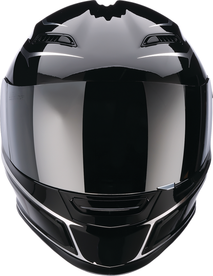 Z1R Jackal Helmet - Foil - Black/Silver - Small 0101-18411
