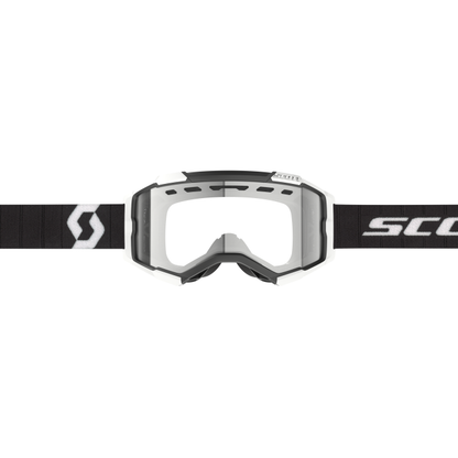 GOGGLE FURY ENDURO BLACK/WHITE - CLEAR WORKS