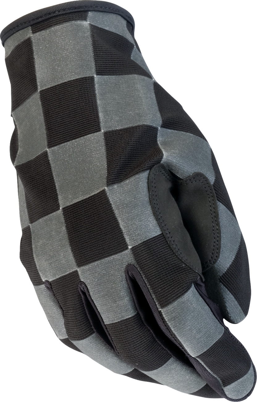 Z1R Reflective Checker Gloves - Black - Large 3301-5147