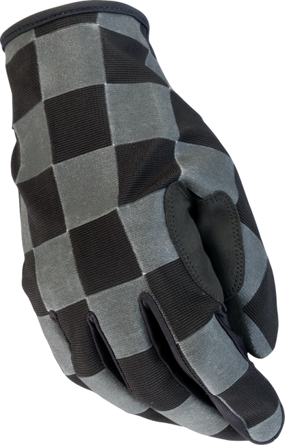 Z1R Reflective Checker Gloves - Black - Large 3301-5147
