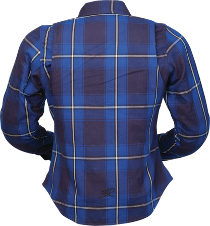 Z1R Women's Ashwood Flannel - Blue - XL 2822-1862