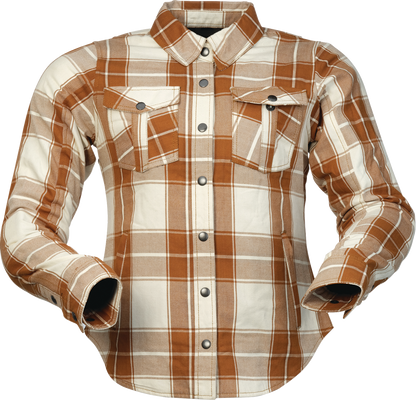 Z1R Women's Ashwood Flannel - Brown - Medium 2822-1868