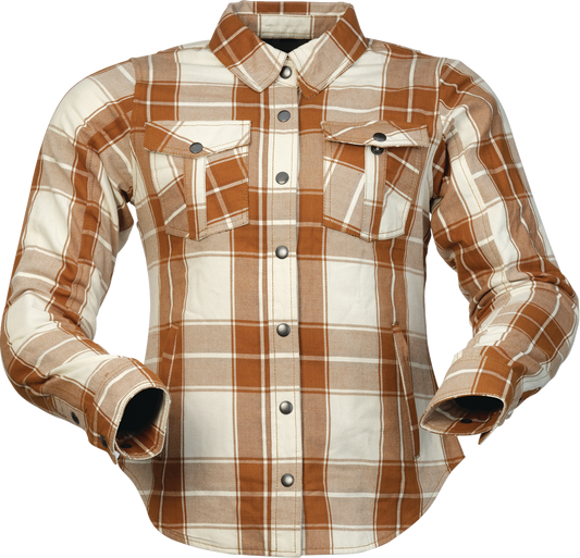 Z1R Women's Ashwood Flannel - Brown - Medium 2822-1868