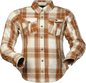 Z1R Women's Ashwood Flannel - Brown - XL 2822-1870