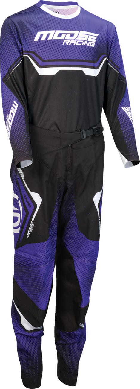 MOOSE OFFROAD Youth Qualifier® Jersey - Purple/Black/White - XS 2912-2632