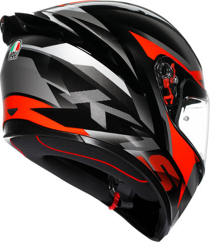 AGV K1 S Helmet - Fastlap - Black/Gray/Red - Large 2118394018064L