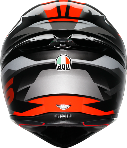 AGV K1 S Helmet - Fastlap - Black/Gray/Red - Large 2118394018064L