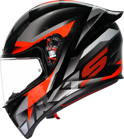 AGV K1 S Helmet - Fastlap - Black/Gray/Red - Large 2118394018064L