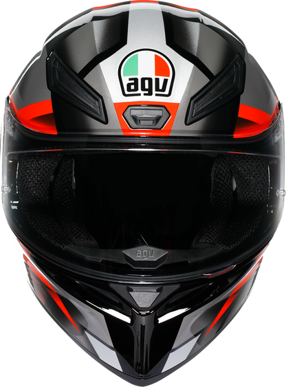 AGV K1 S Helmet - Fastlap - Black/Gray/Red - Large 2118394018064L
