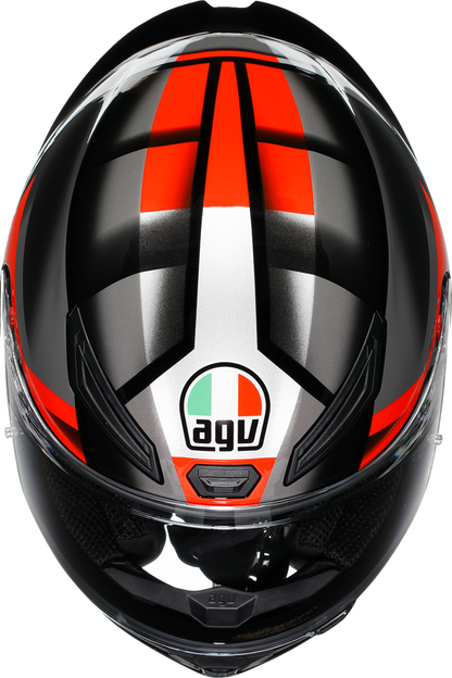 AGV K1 S Helmet - Fastlap - Black/Gray/Red - Large 2118394018064L