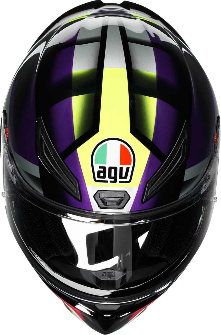 AGV K1 S Helmet - Fastlap - Black/Purple/Pink - Medium 2118394018065M