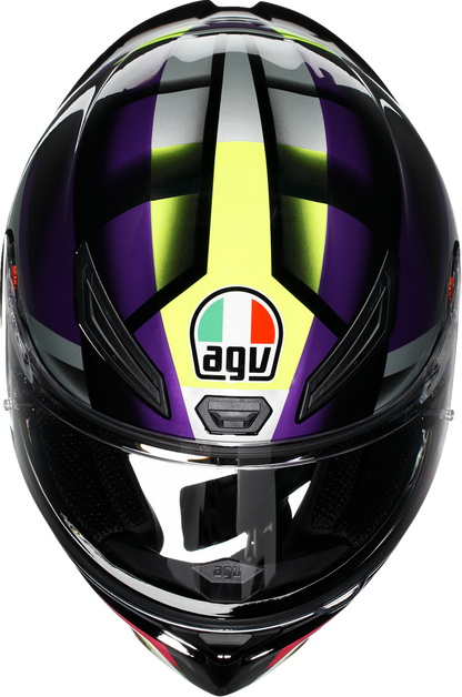 AGV K1 S Helmet - Fastlap - Black/Purple/Pink - Medium 2118394018065M
