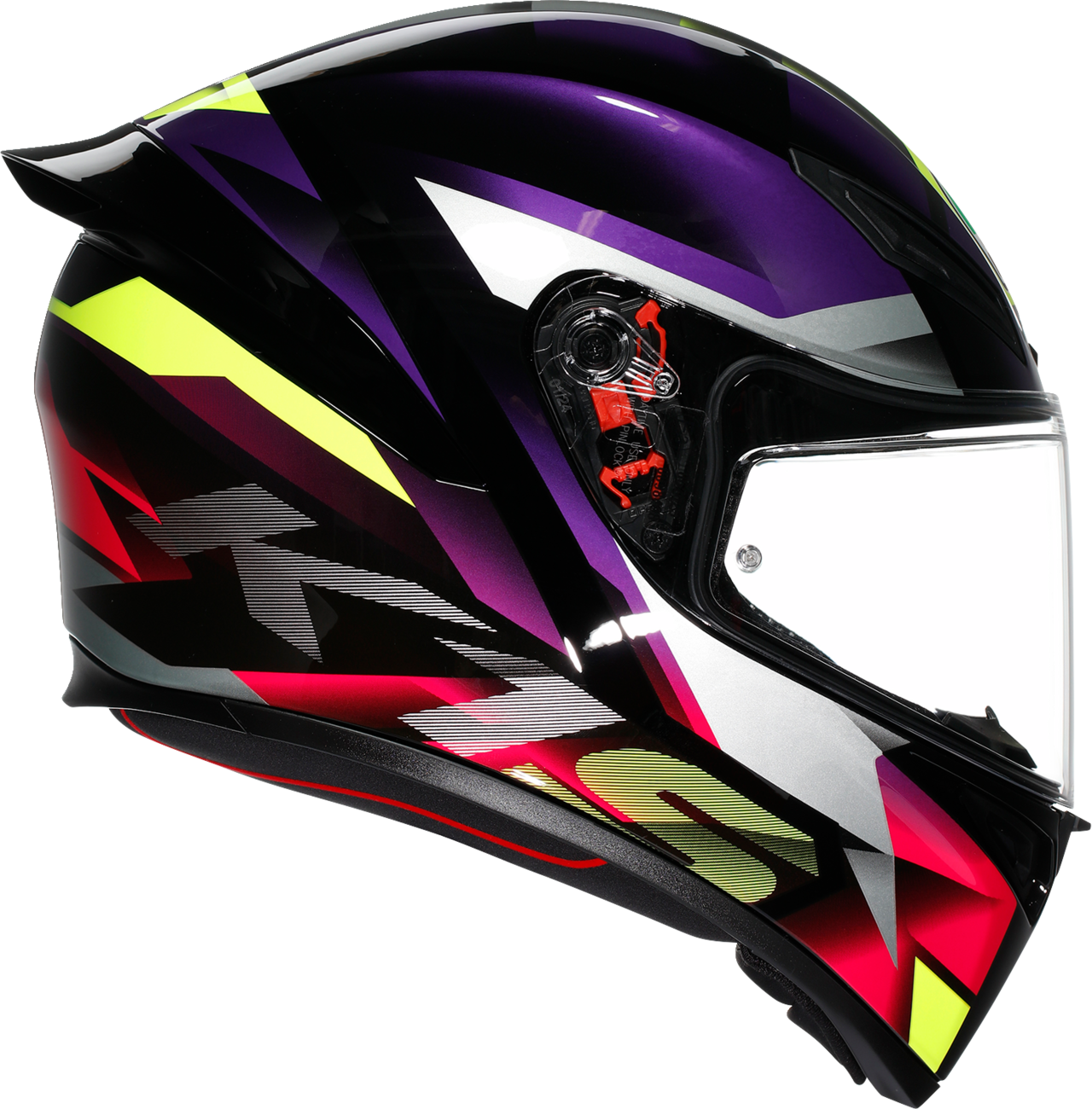 AGV K1 S Helmet - Fastlap - Black/Purple/Pink - Large 2118394018065L