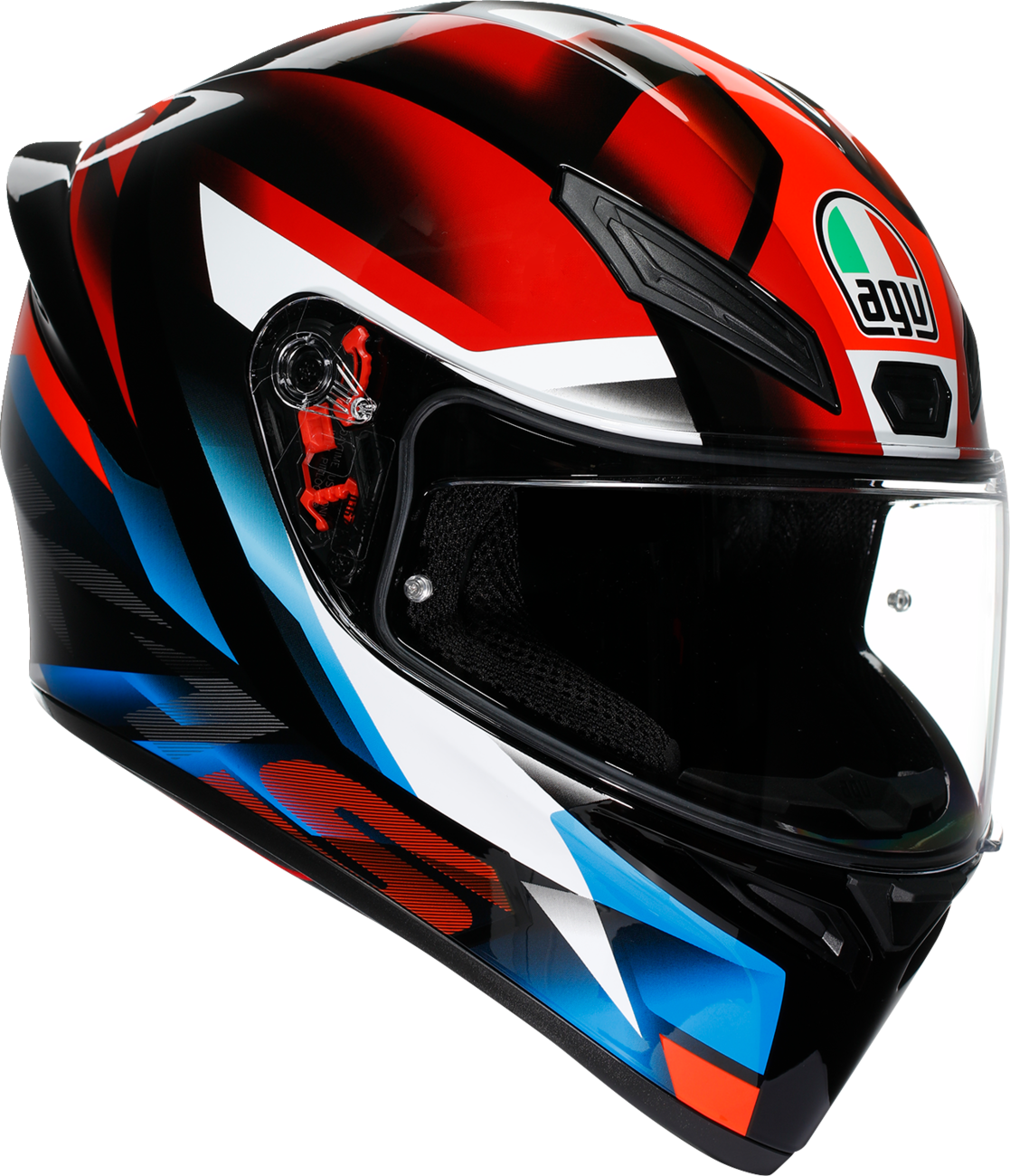 AGV K1 S Helmet - Fastlap - Black/Red/Blue - 2XL 21183940180662X