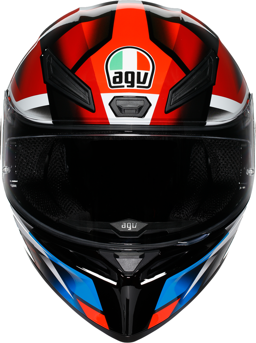 AGV K1 S Helmet - Fastlap - Black/Red/Blue - 2XL 21183940180662X