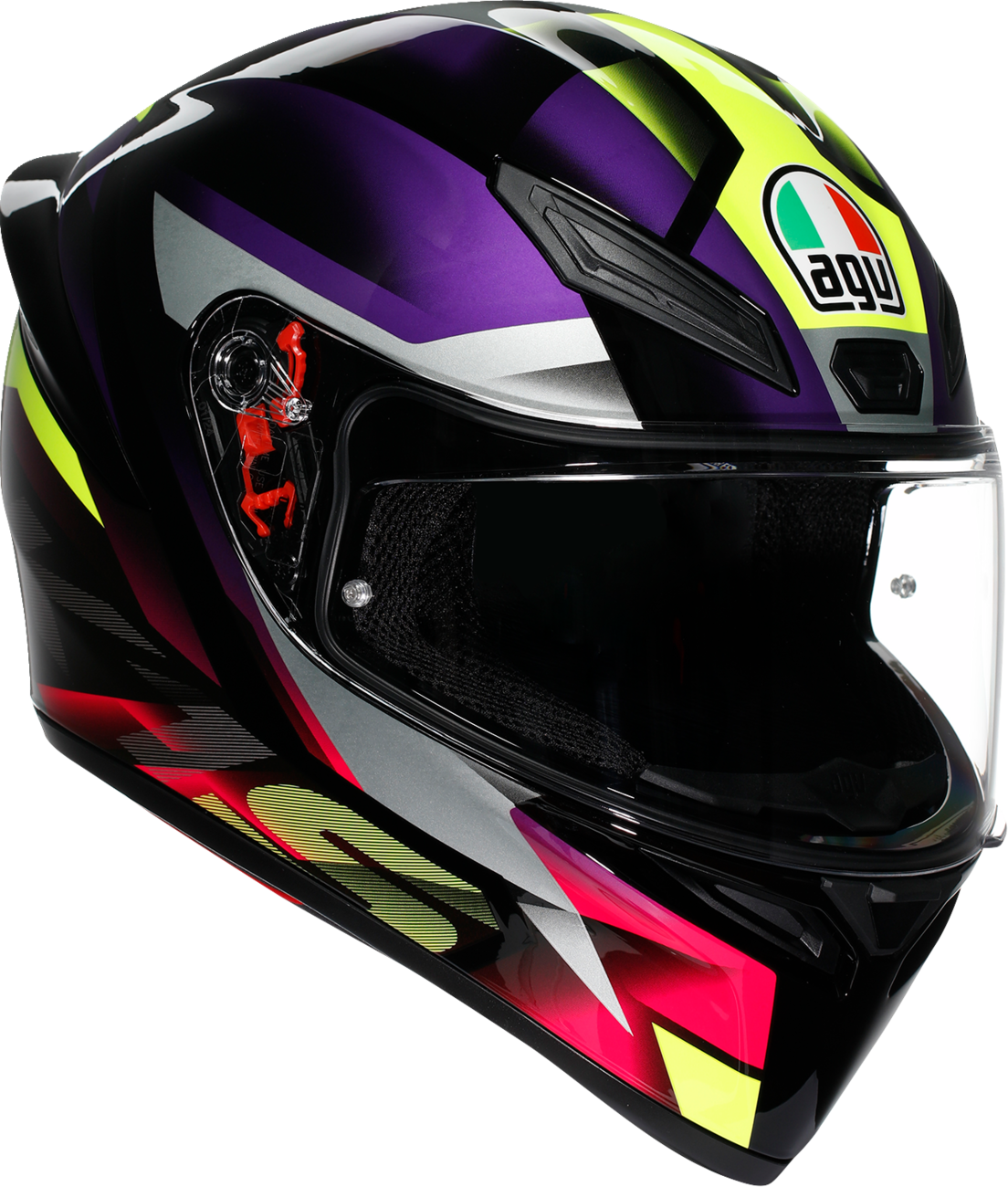 AGV K1 S Helmet - Fastlap - Black/Purple/Pink - 2XL 21183940180652X