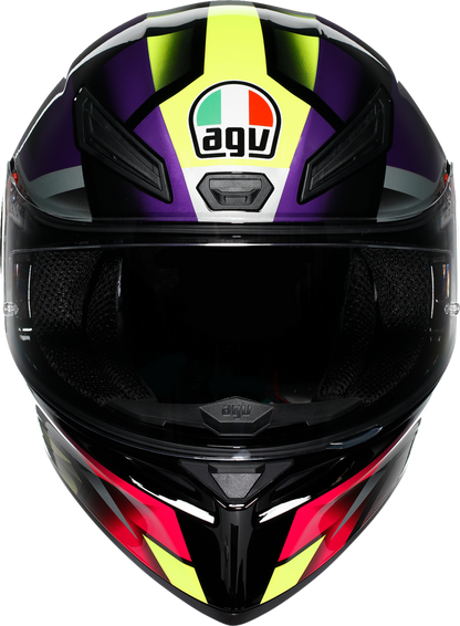 AGV K1 S Helmet - Fastlap - Black/Purple/Pink - 2XL 21183940180652X