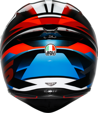 AGV K1 S Helmet - Fastlap Edition in Black, Red, and Blue - XL (Part Number 2118394018066XL)