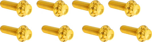 ARLEN NESS Bolt Kit - Lifter Block - 12-Point - Titanium - Gold 300-937