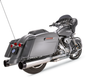 S&S CYCLE 4-1/2" MK45 Performance Mufflers - Black Tracer 550-0668