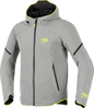 ALPINESTARS Aeroshell Waterproof Jacket - Mid Gray/Yellow Fluo - 4XL 3200226-9116-4XL