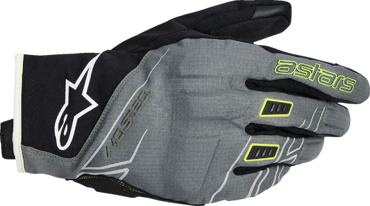 ALPINESTARS Moblast WP Gloves - Fur Gray/Black/Sulphur Yellow - 4XL 3520226-9352-4XL