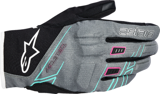 ALPINESTARS Stella Moblast WP Gloves - Fur Gray/Black/Fluo Pink - Small 3530126-1598-S