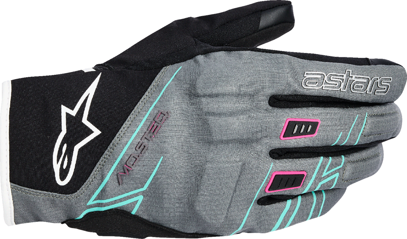 ALPINESTARS Stella Moblast WP Gloves - Fur Gray/Black/Fluo Pink - Large 3530126-1598-L