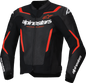 ALPINESTARS GP Force v2 Airflow Leather Jacket - Black/Red Fluo - US 44 / EU 54 3100326-1030-54