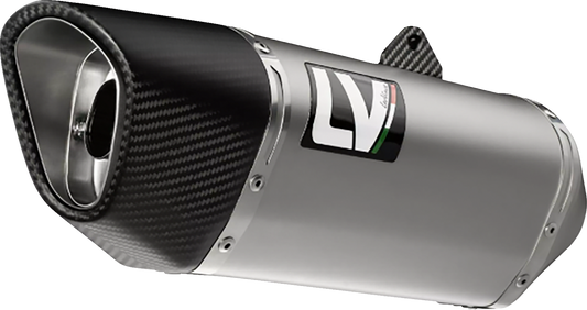 LEOVINCE LV-14 R Slip-On Muffler - Stainless Steel - Honda CB 750 Hornet 15600U
