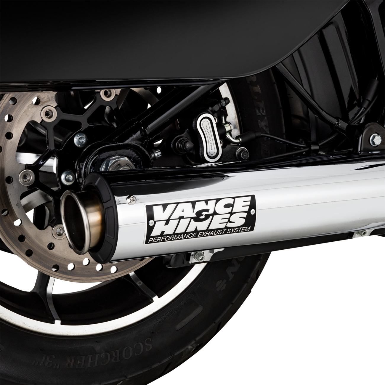VANCE & HINES Supersport Slip-On Muffler - Chrome 16746