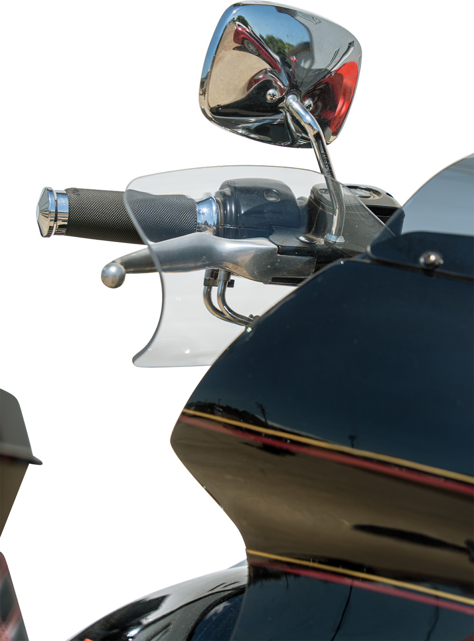 KLOCK WERKS Flare® Handguards - Harley-Davidson Hydraulic Clutch - Clear KWS-01-0121-HC
