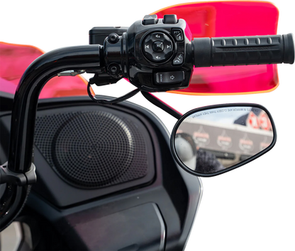 KLOCK WERKS Flare® Handguards - Harley-Davidson Cable Clutch - Pink Ice KWS-01-0124-CC
