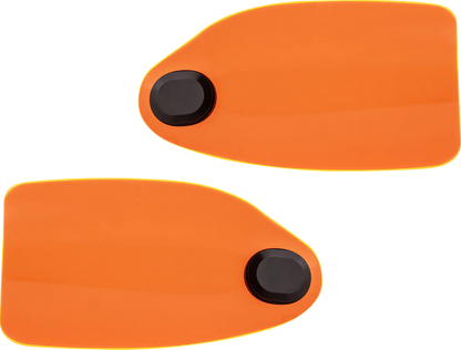 KLOCK WERKS Flare® Handguards - Harley-Davidson Cable Clutch - Orange Ice KWS-01-0125-CC