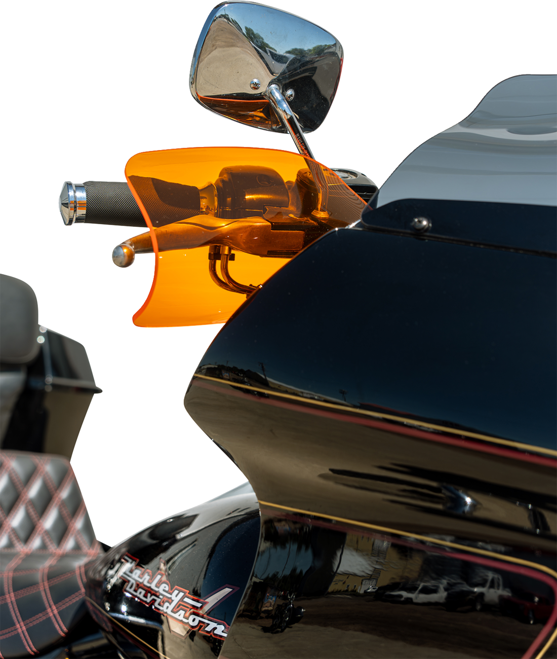 KLOCK WERKS Flare® Handguards - '23-'25 Harley-Davidson - Orange Ice KWS-01-0125-23